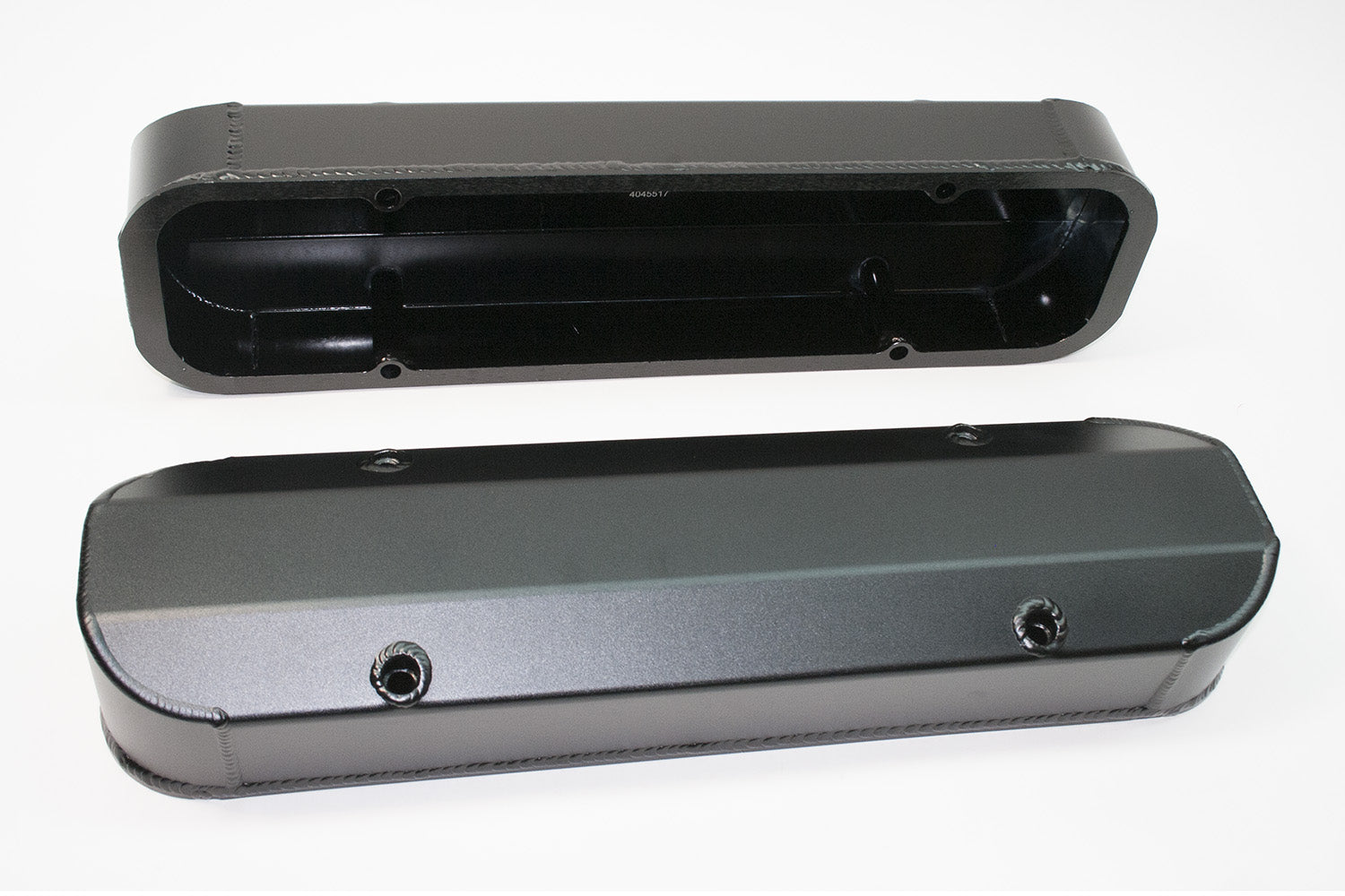 Alum Fab Valve Cover Pont 301-455 Black Valve Covers PRW