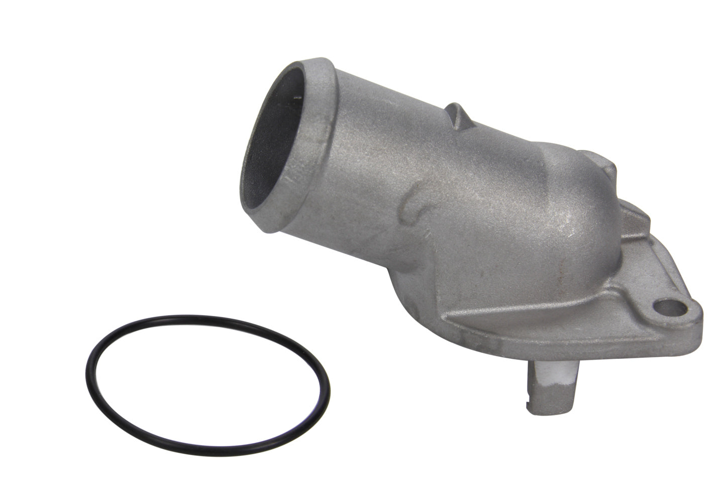 Water Neck Outlet - GM LS w/As-Cast Alm Finish Water Necks - Thermostat Housings PRW