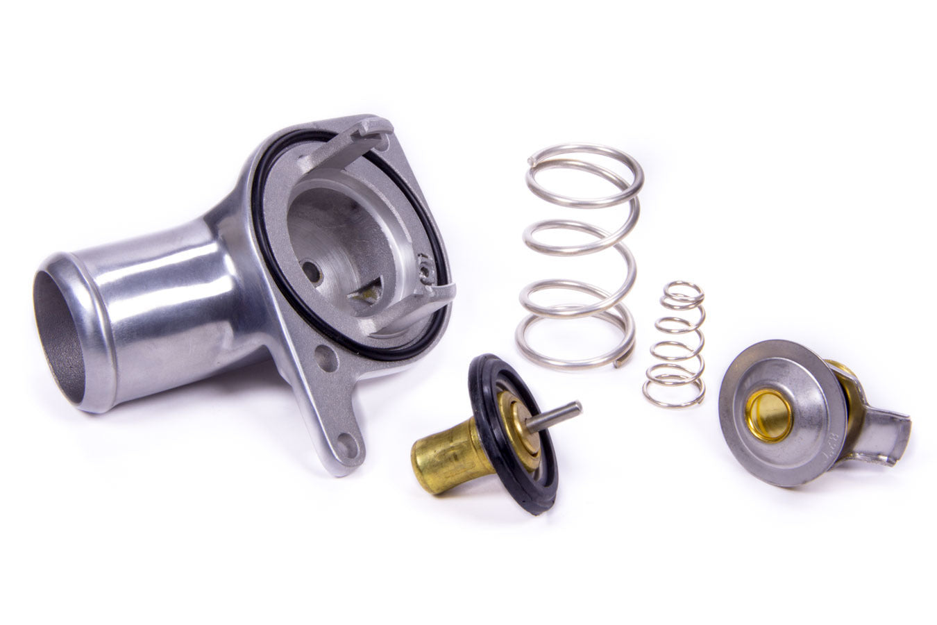 Water Neck Outlet w/180 Degree Thermostat GM LS Water Necks - Thermostat Housings PRW