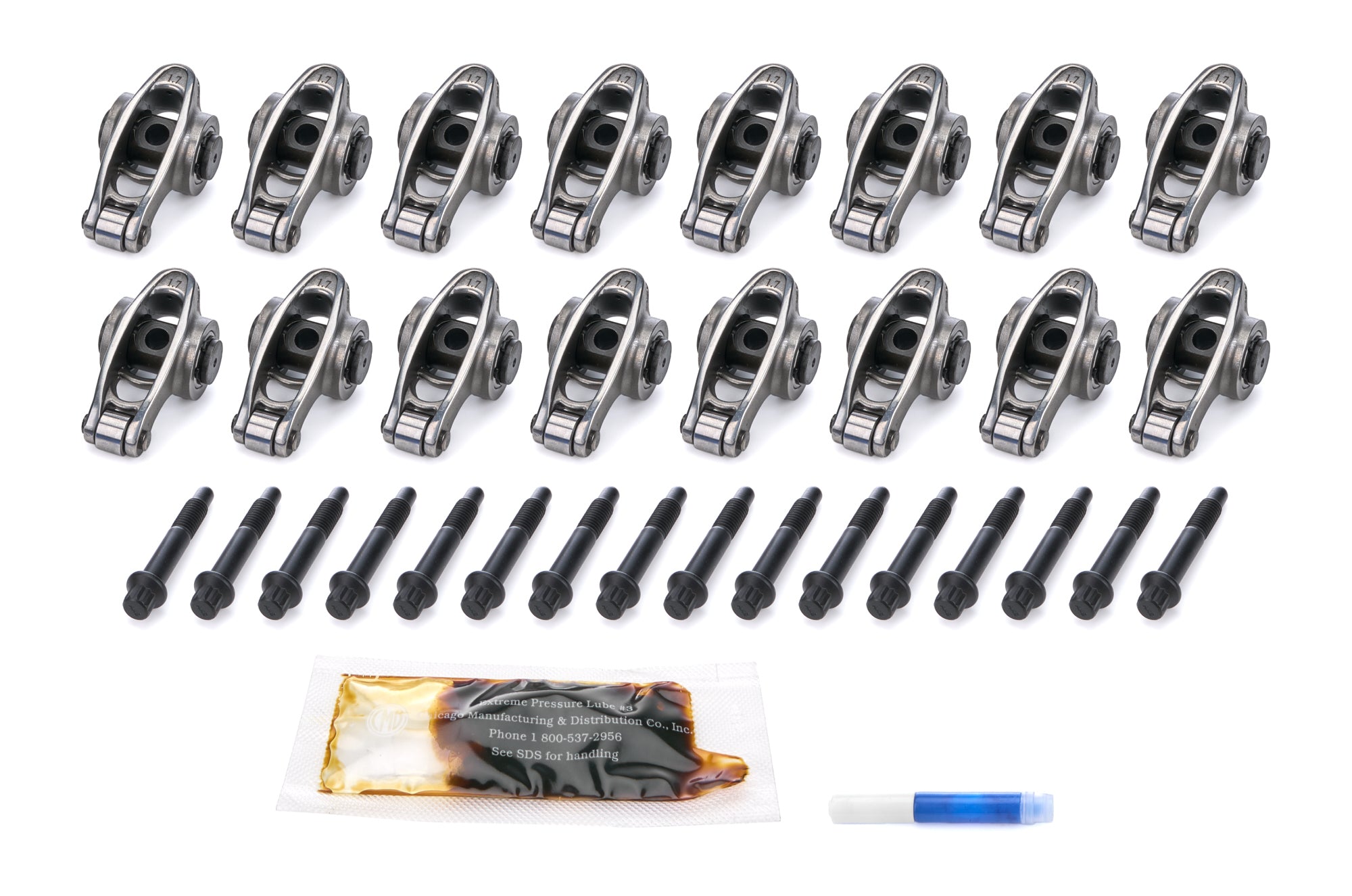 GM LS S/S Roller Rocker Arms - 1.7 Ratio Rocker Arms and Components PRW