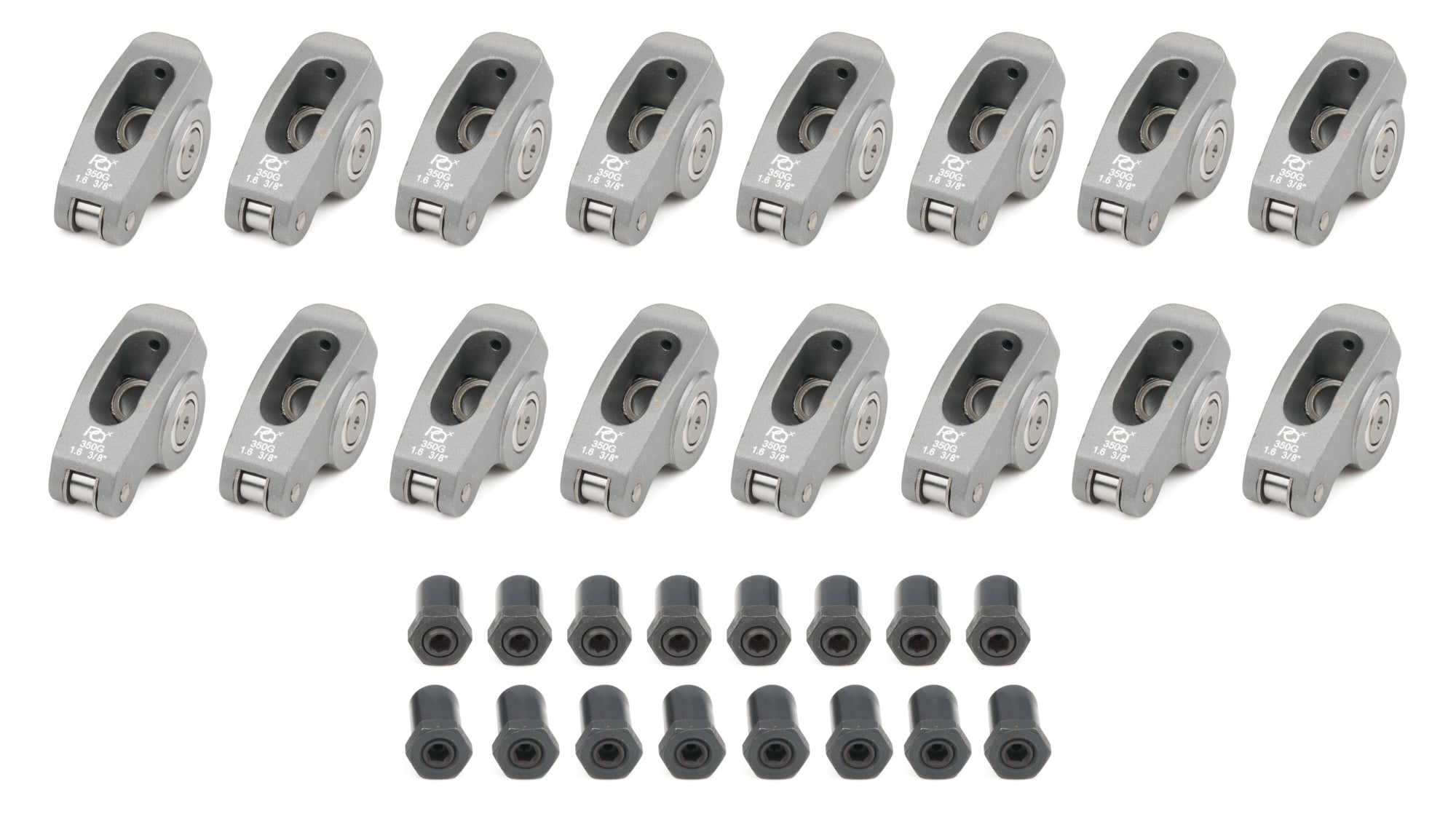 SBC Vortec S/S Roller R/A's - 1.6 Ratio 3/8 St Rocker Arms and Components PRW