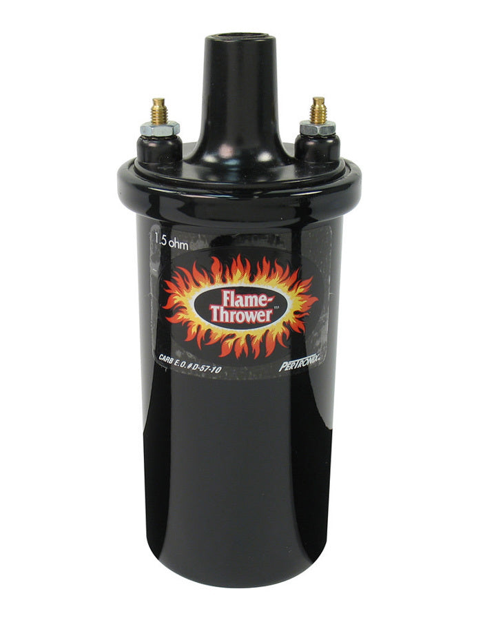 Flame-Thrower Coil - Black Oil Filled 1.5 ohm Ignition Coils Pertronix