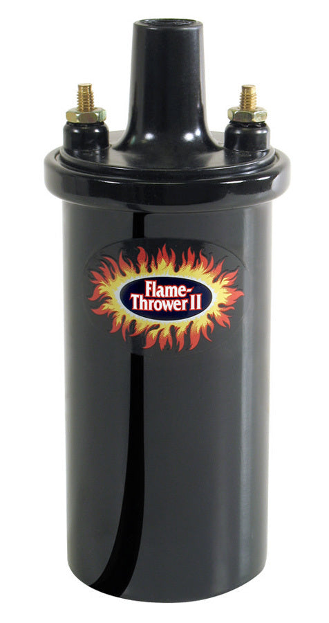Flame-Thrower II Coil - Black- Oil Filled Ignition Coils Pertronix