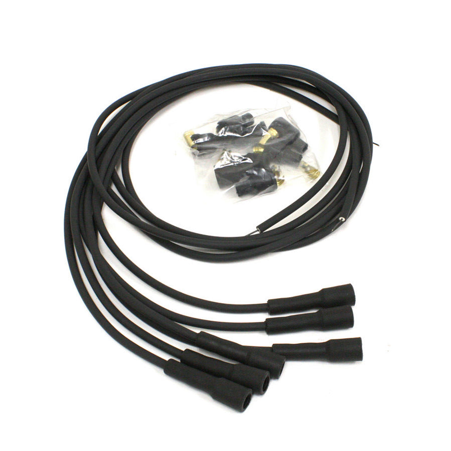 Spark Plug Wire Set 7mm Univ 6-Cyl British Black Spark Plug Wires Pertronix