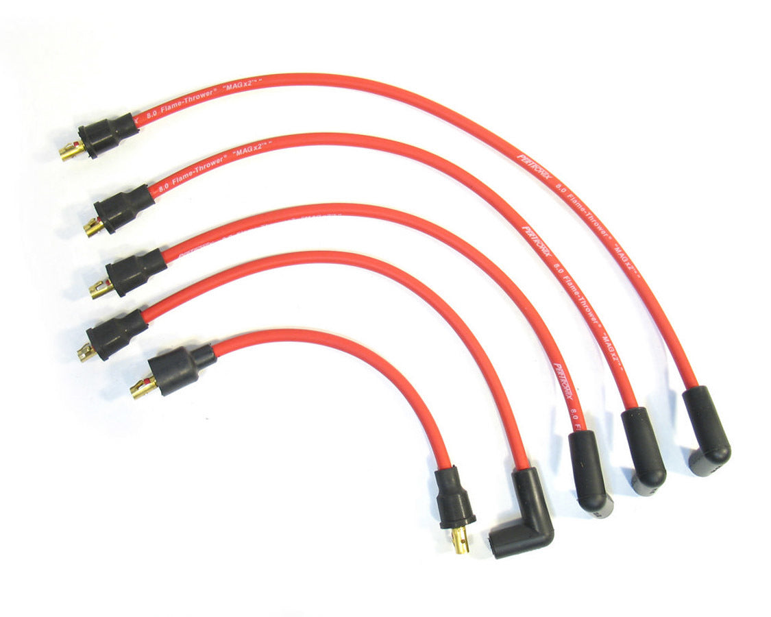 8mm Spark Plug Wire Set Austin/MG 4-Cylinder Red Spark Plug Wires Pertronix