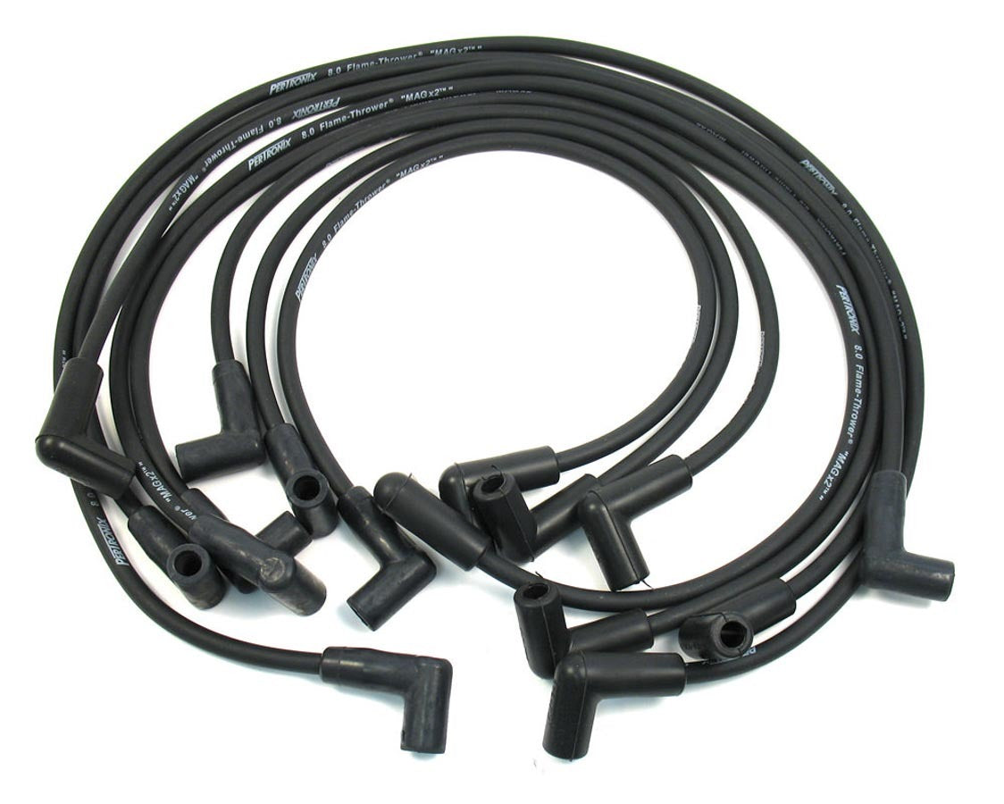 8MM Custom Wire Set - Black Spark Plug Wires Pertronix