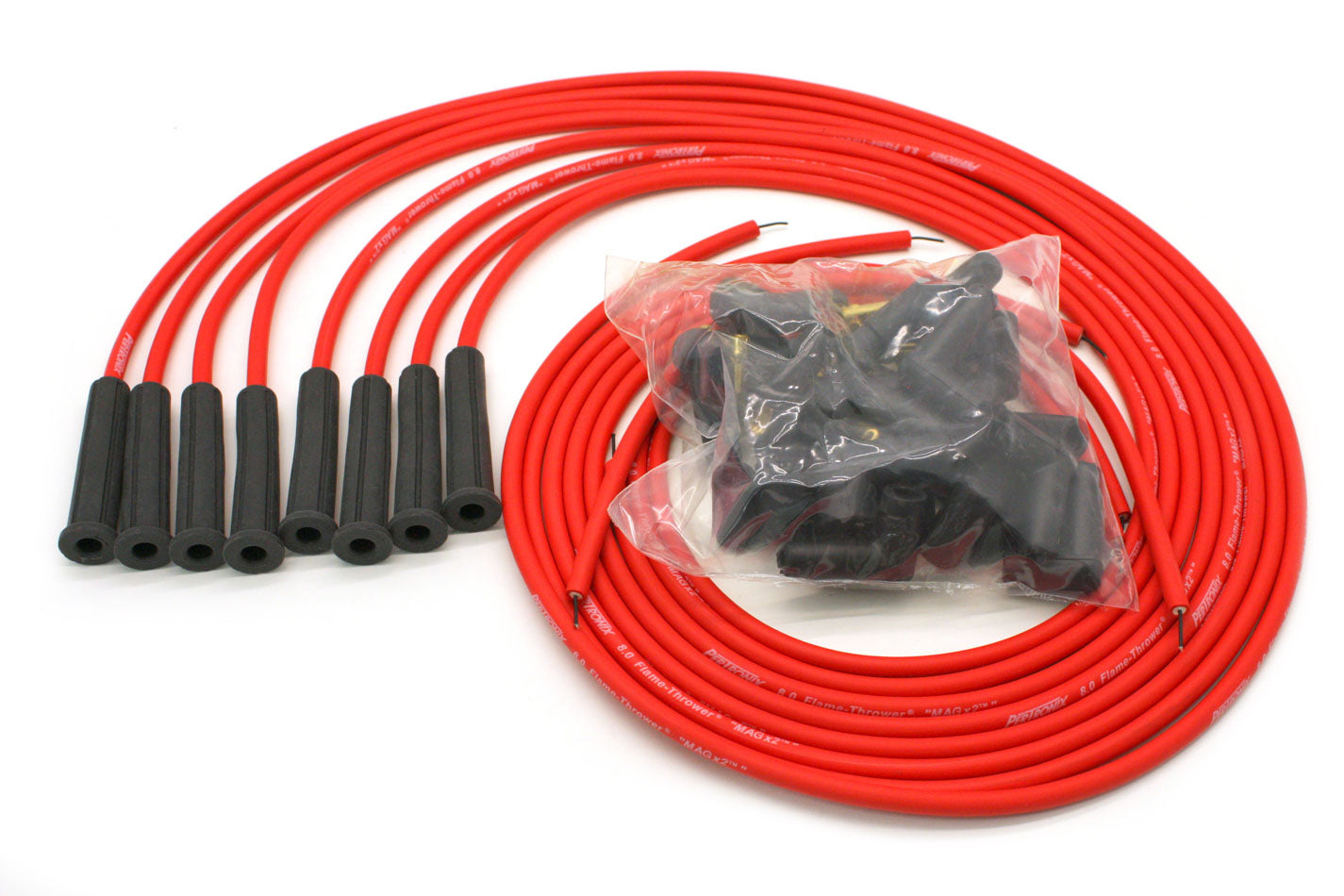8MM Universal Wire Set - Red Spark Plug Wires Pertronix