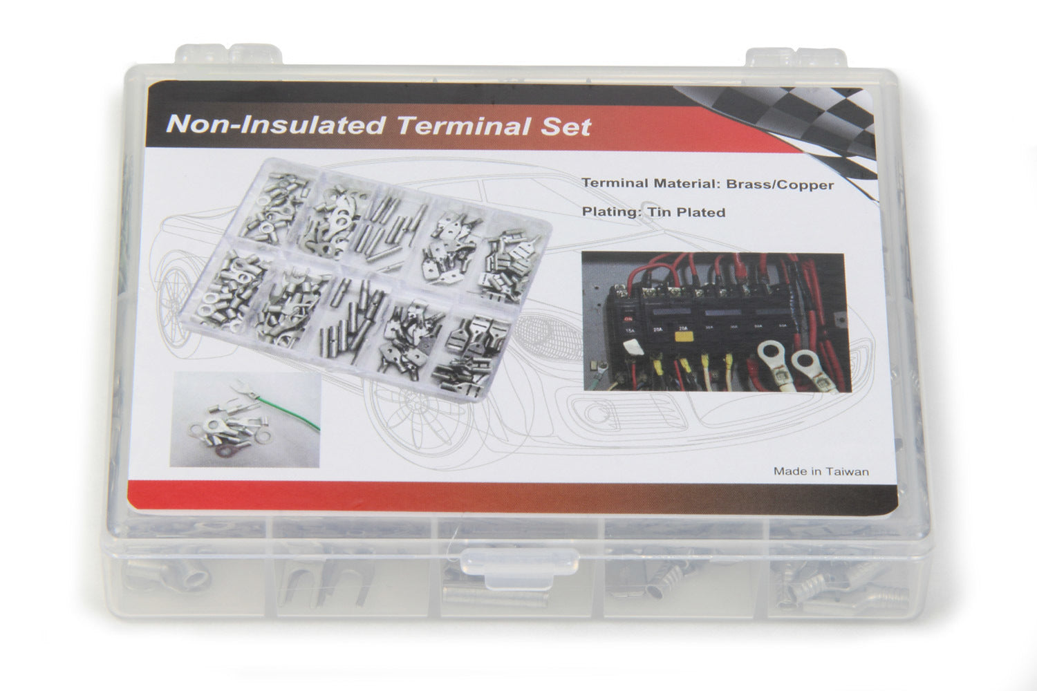 Terminal Kit - Non- Insulated (150pk) Wiring Connectors and Terminals Pertronix