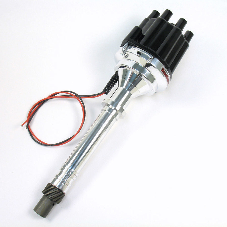 SBC/BBC Billet Dist. w/ Black Cap Distributors Pertronix