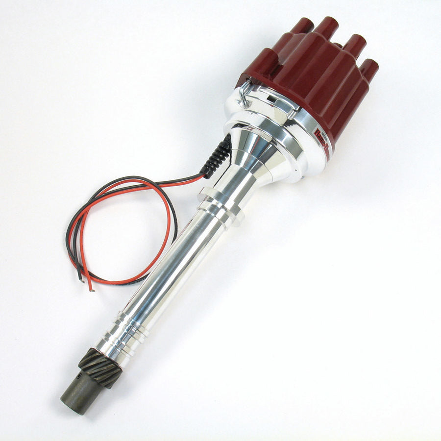 SBC/BBC Billet Dist. w/ Red Cap Distributors Pertronix