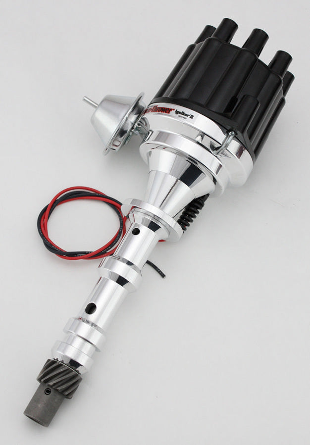 Chevy 348/409 Billet Dist. w/Black Cap Distributors Pertronix