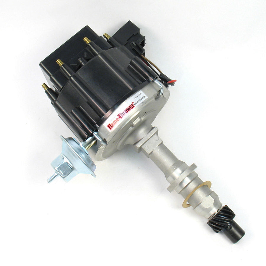 Pont. V8 HEI Distributor w/Black Cap Distributors Pertronix