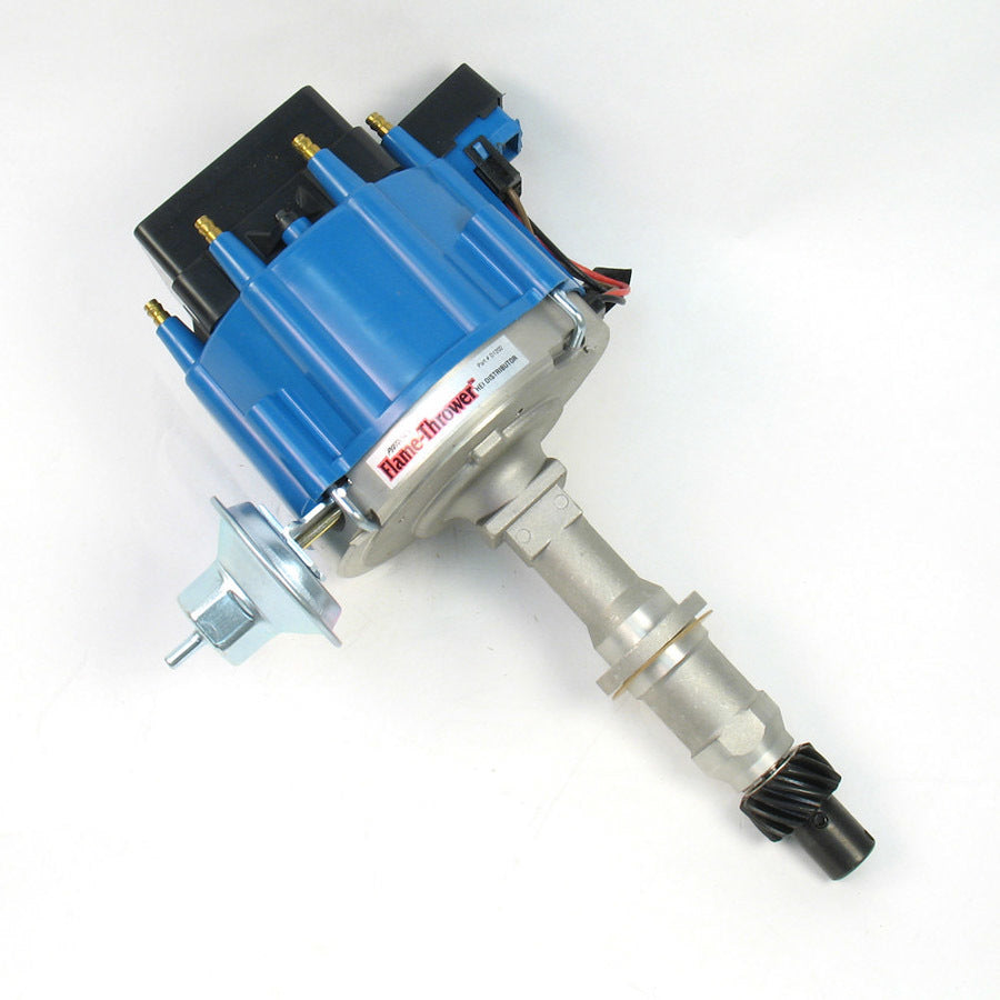 Pont. V8 HEI Distributor w/Blue Cap Distributors Pertronix