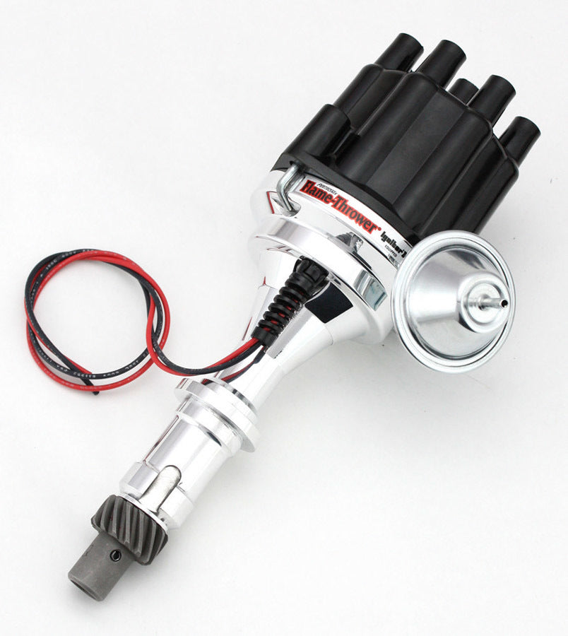 Pontiac V8 Billet Distributor w/Black Cap Distributors Pertronix