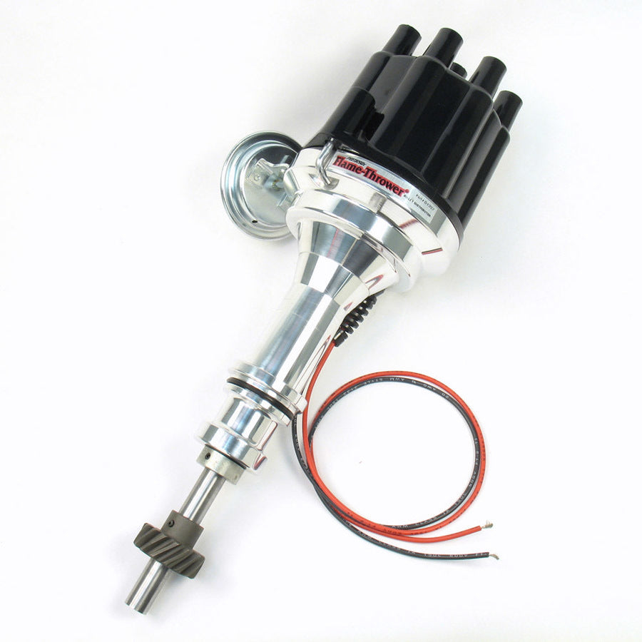 BBF Billet Distributor w/Black Cap - 351C Distributors Pertronix