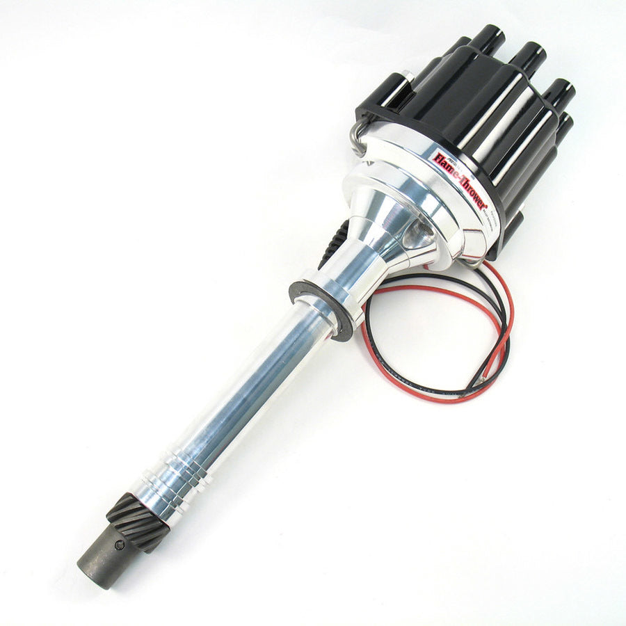 Chevy V8 Billet Marine Dist. w/Blk Cap Distributors Pertronix