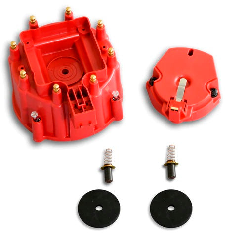 HEI Distr Cap & Rotor Kit - Red Distributor Caps Pertronix