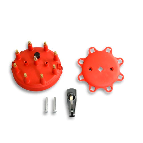 Ford TFI Distr Cap & Rotor Kit - Red Distributor Caps Pertronix
