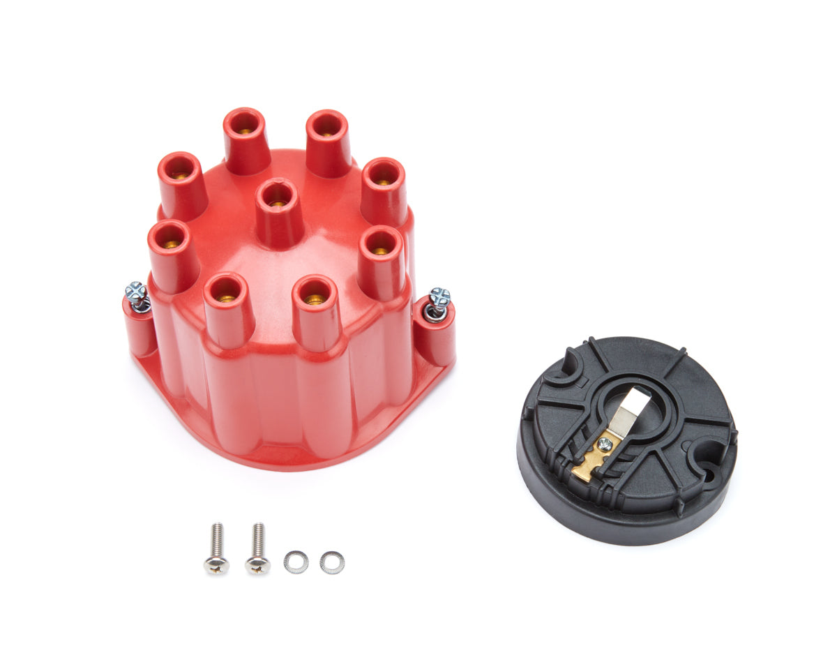Dist. Cap & Rotor Kit - Red Distributor Caps Pertronix