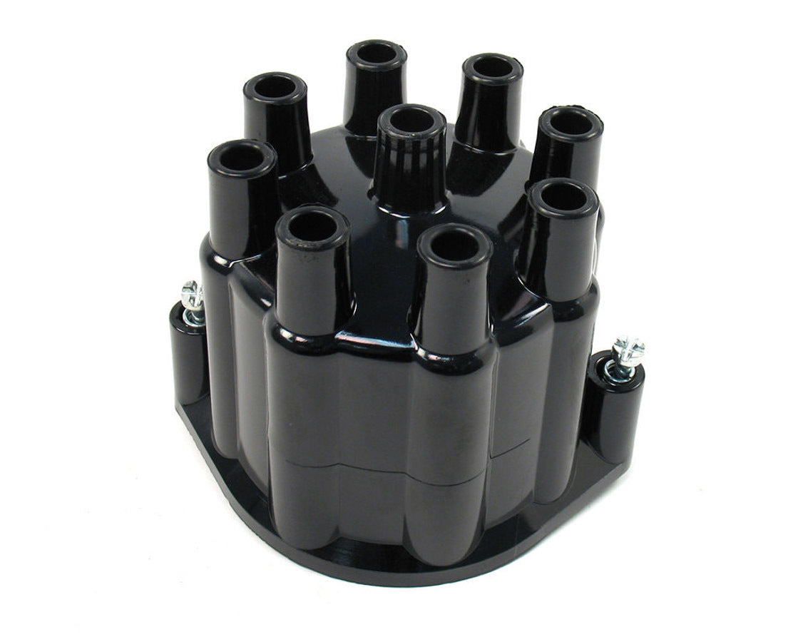 Distributor Cap - Black Billet V8 Distributors Distributor Caps Pertronix