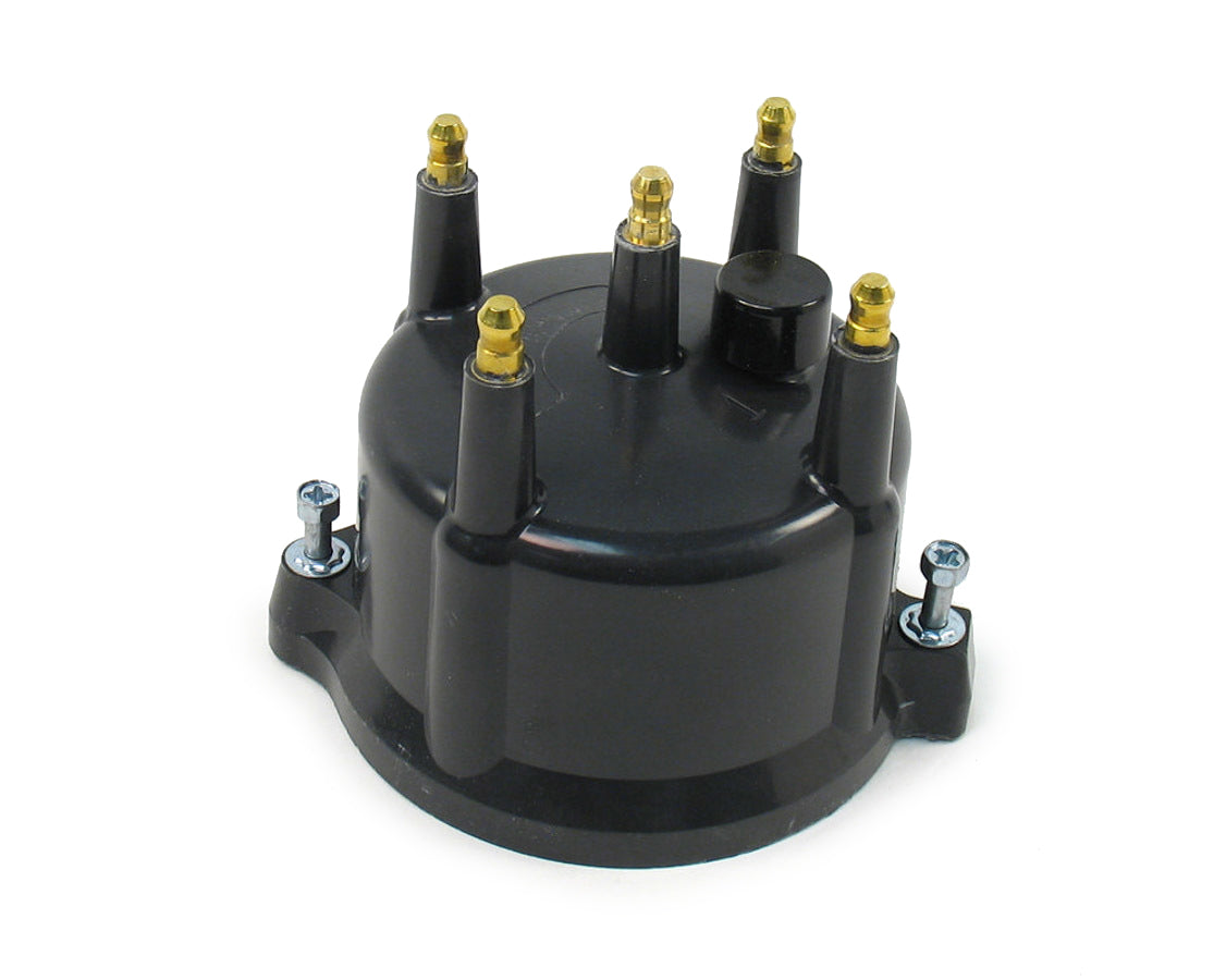 Distributor Cap - 4-Cyl. Billet Black Distributor Caps Pertronix