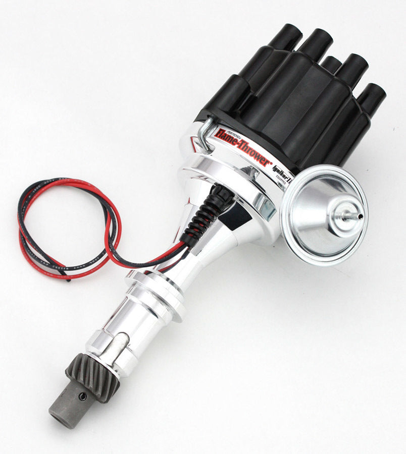 Dist Billet I3 Pontiac V8 Vac Blk Cap Distributors Pertronix