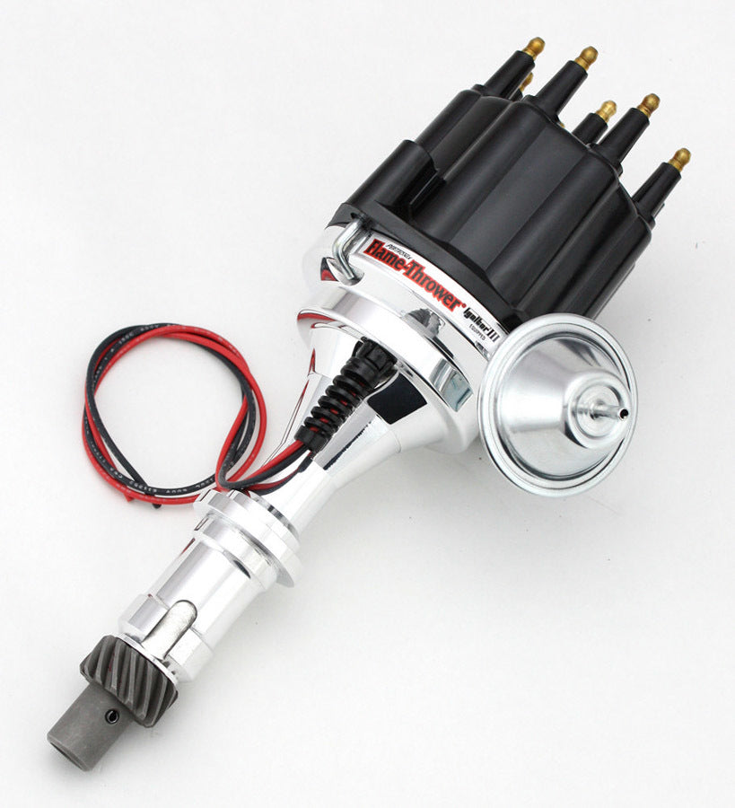 Dist Billet I3 Pontiac V8 w/Black Male Cap Distributors Pertronix