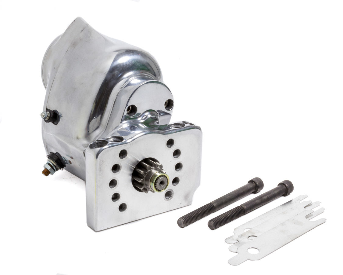 Contour Series Starter Chevy V8 - Polished Starters Pertronix