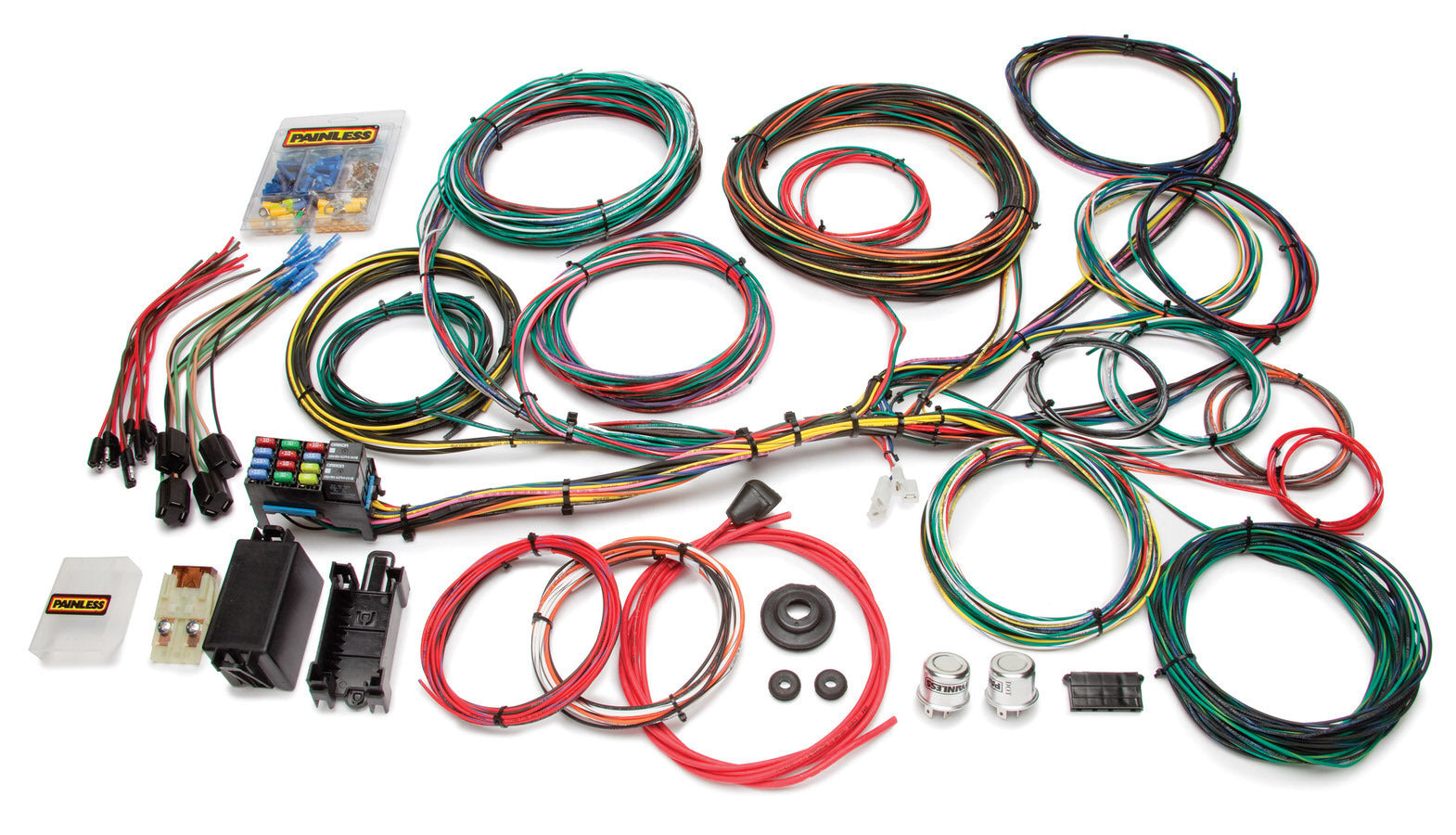 66-76 Ford Muscle Car Wiring Harness 21 Circui Full Wiring Harness Painless Wiring