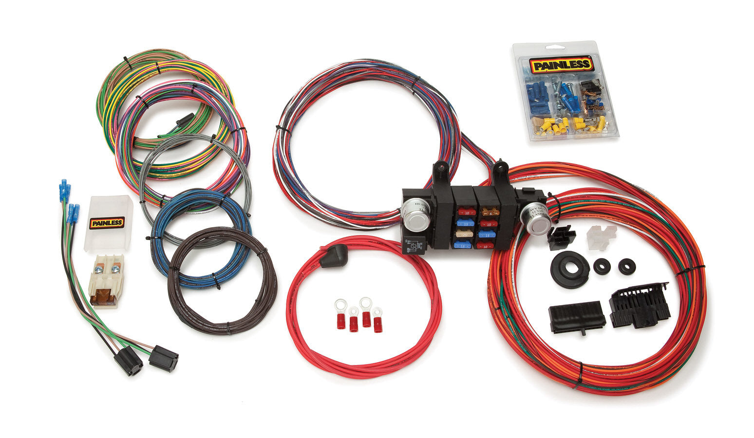 18 Circuit T-Bucket Wiring Harness Full Wiring Harness Painless Wiring