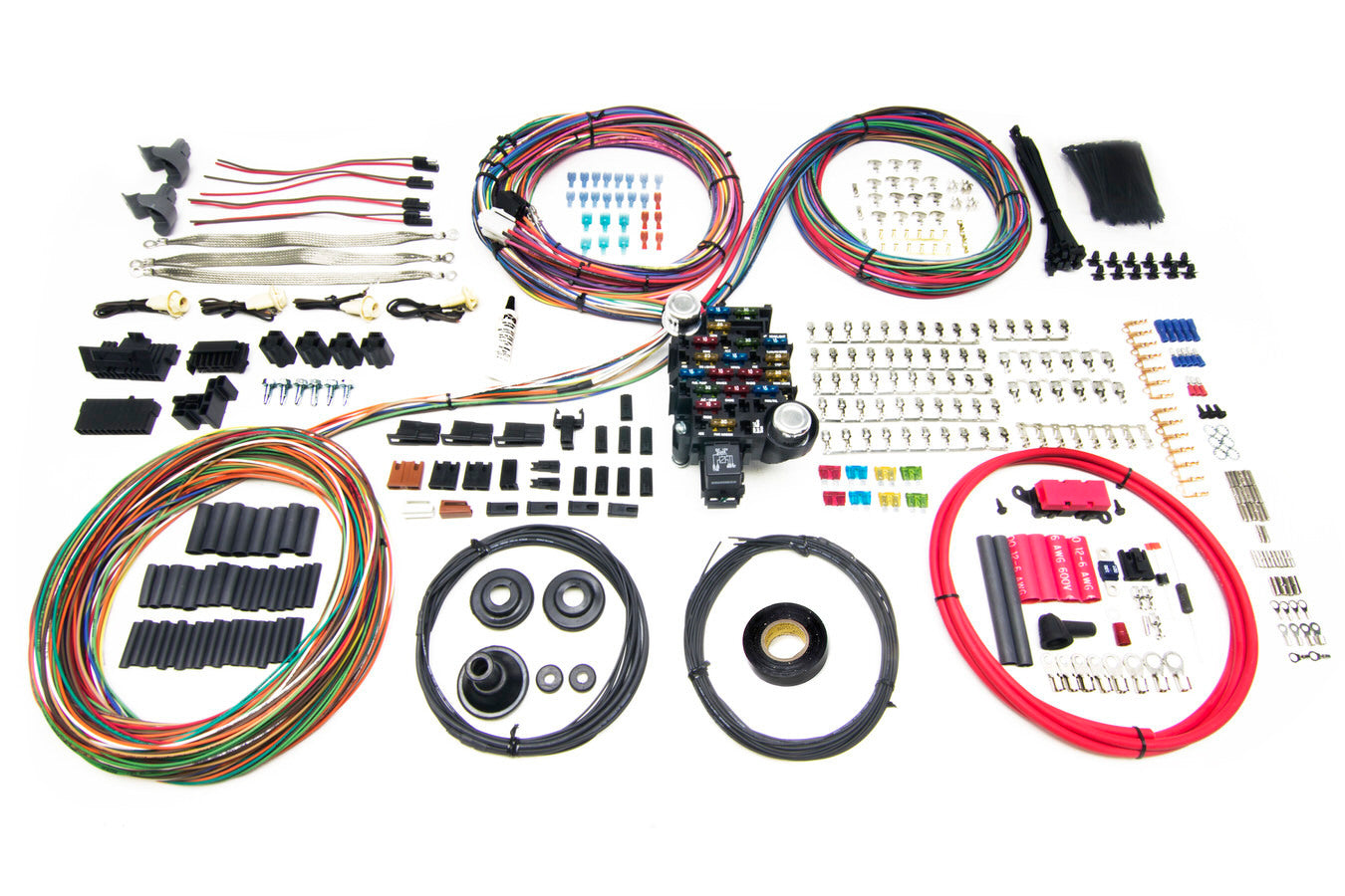 25 Circuit Harness - Pro Series Key In Dash Full Wiring Harness Painless Wiring