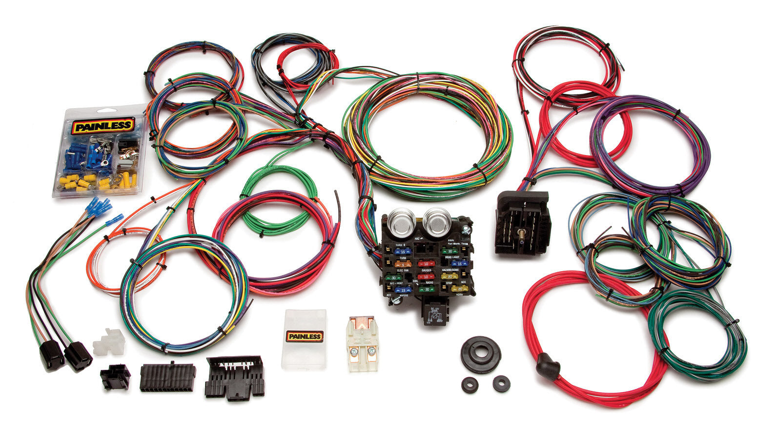21 Circuit Muscle Car Wiring Harness Full Wiring Harness Painless Wiring