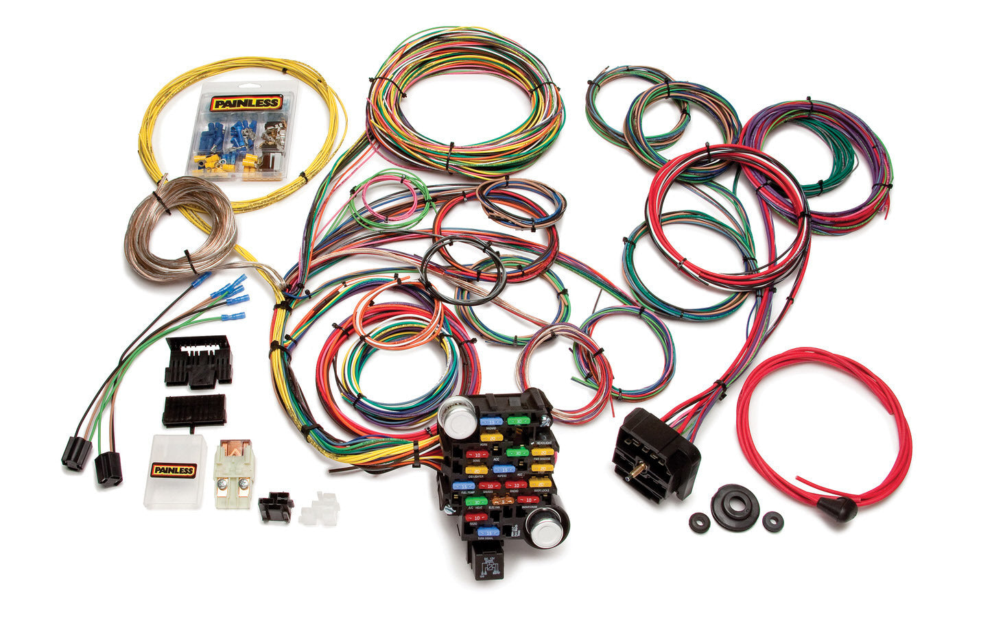 28 Circuit Muscle Car Wiring Harness Full Wiring Harness Painless Wiring