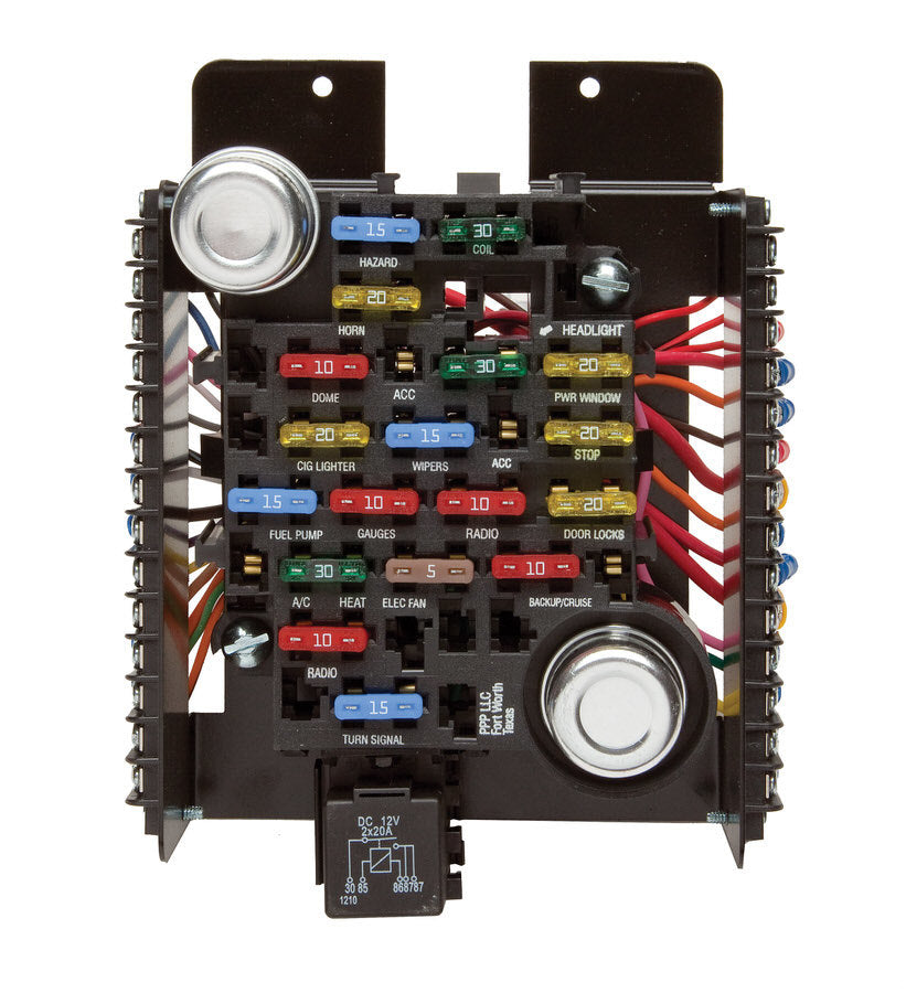 20 Circuit Fuse Center Fuse Boxes Painless Wiring