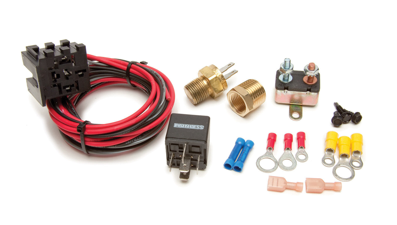 Fan Relay w/Thermostat Electric Fan Controllers Painless Wiring