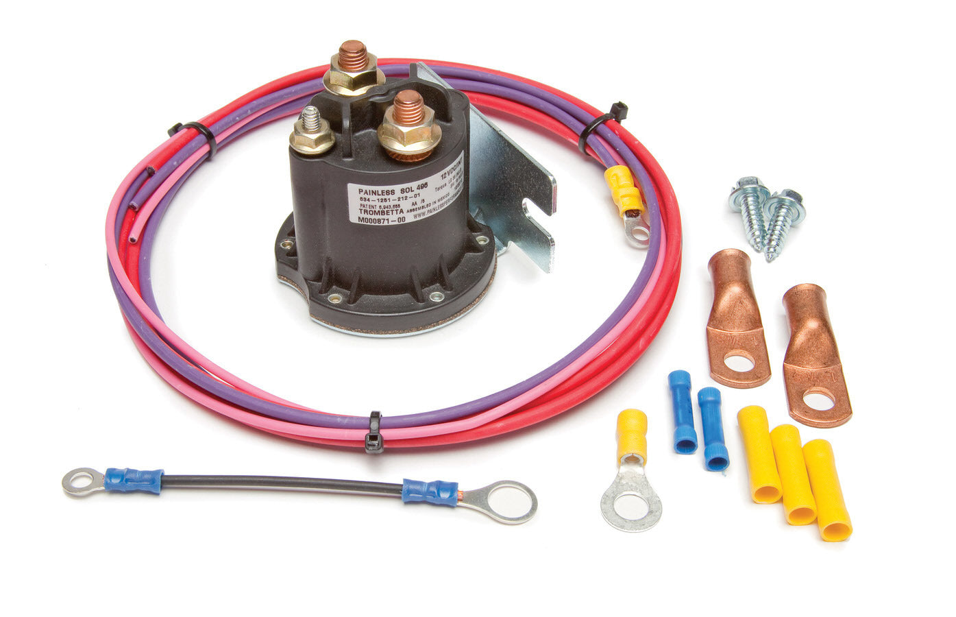 Remote Starter Solenoid Kit Starter Solenoids and Components Painless Wiring