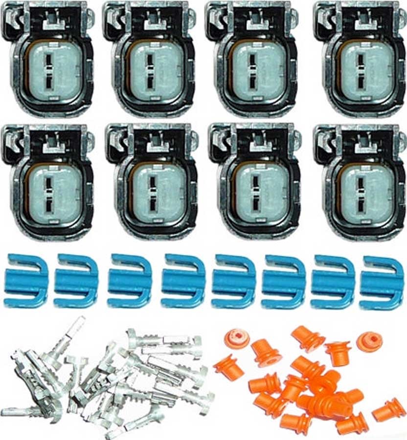 EV6/US Car Fuel Injector Connector Kit Wiring Connectors and Terminals Painless Wiring