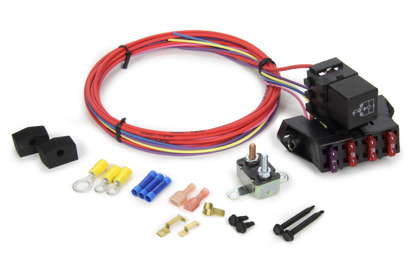 Circuit Boss Aux. Fuse Block Fuse Boxes Painless Wiring