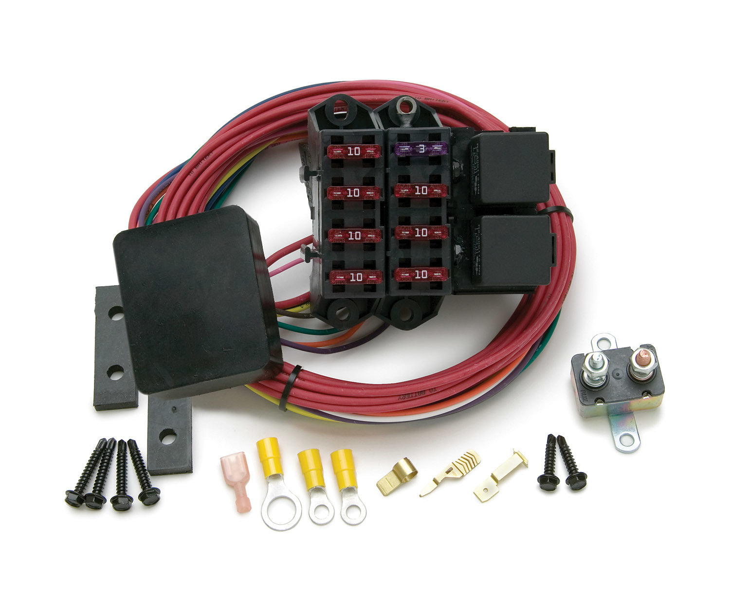 7 Circuit Fuse Block Weather Resistant Fuse Boxes Painless Wiring