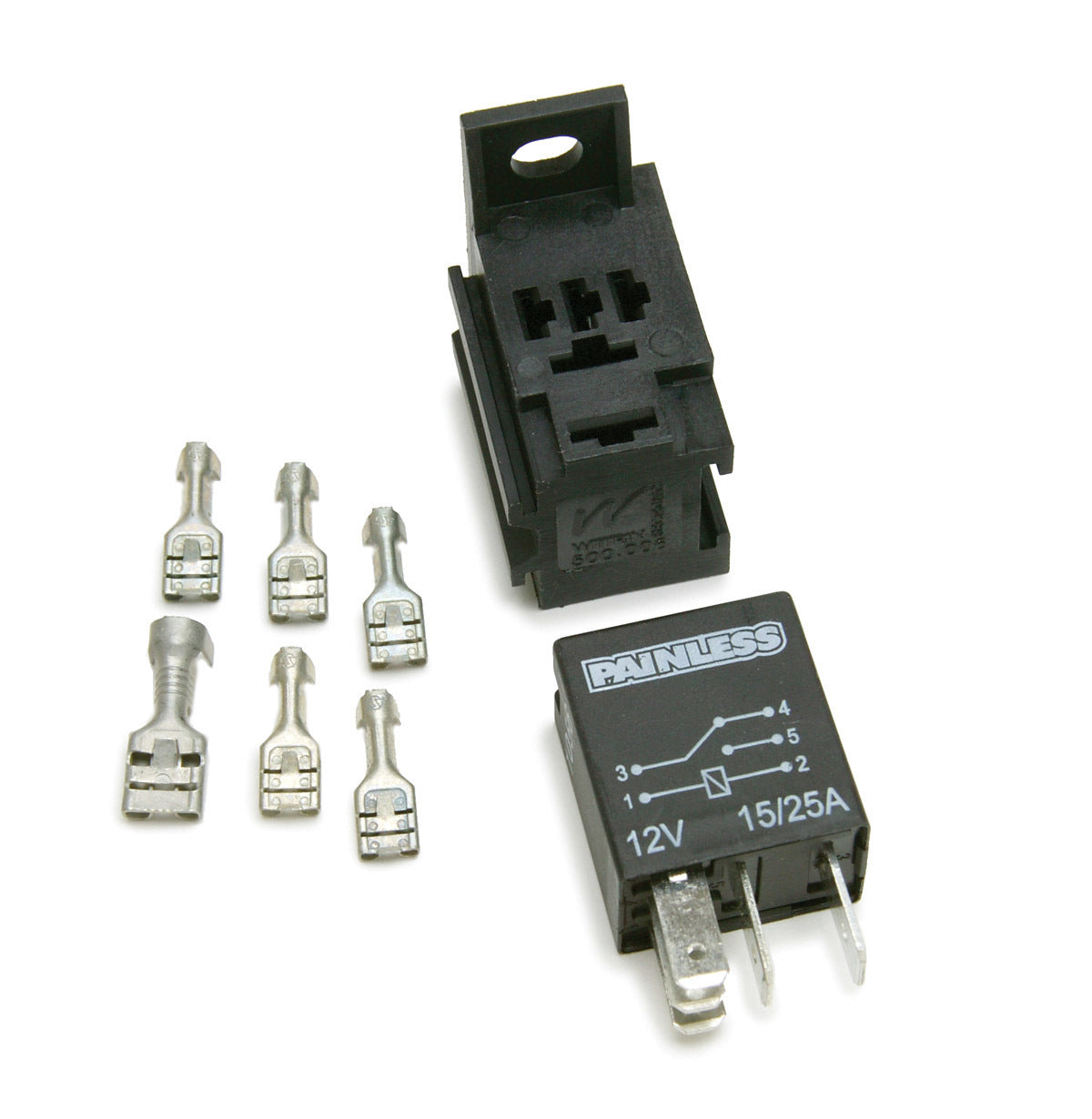 Micro Relay w/Base & Ter minals Relays/Relay Kits Painless Wiring