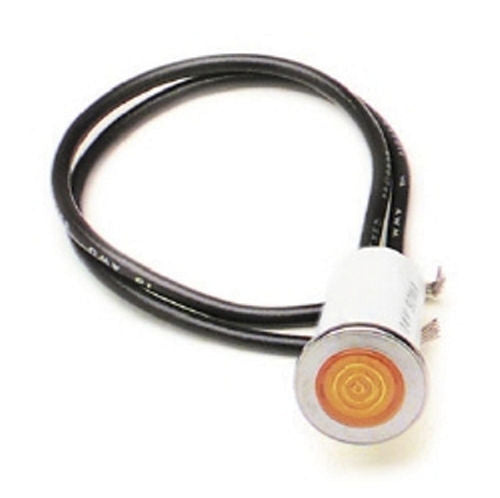 1/2in Amber Dash Light Interior Light Assemblies Painless Wiring