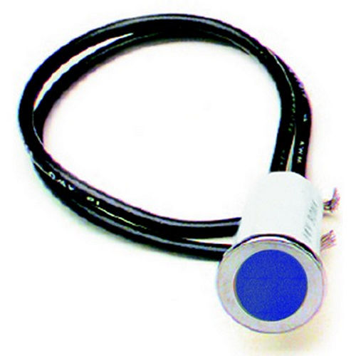 1/2in Blue Dash Light Interior Light Assemblies Painless Wiring