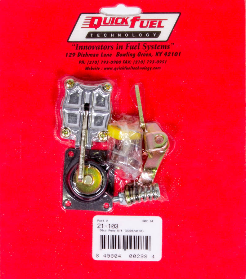 Accelerator Pump Kit - 50cc (2300-4150 styles) Carburetor Pumps Quick Fuel Technology
