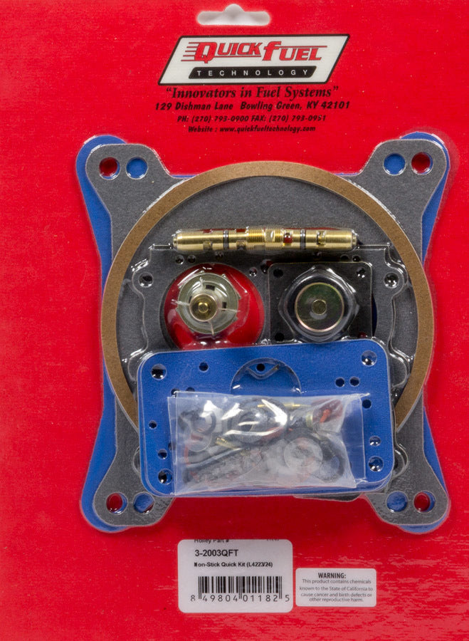 Carb Rebuild Kit w/Non- Stick Gaskets 4223/4224 Carburetor Rebuild Kits Quick Fuel Technology
