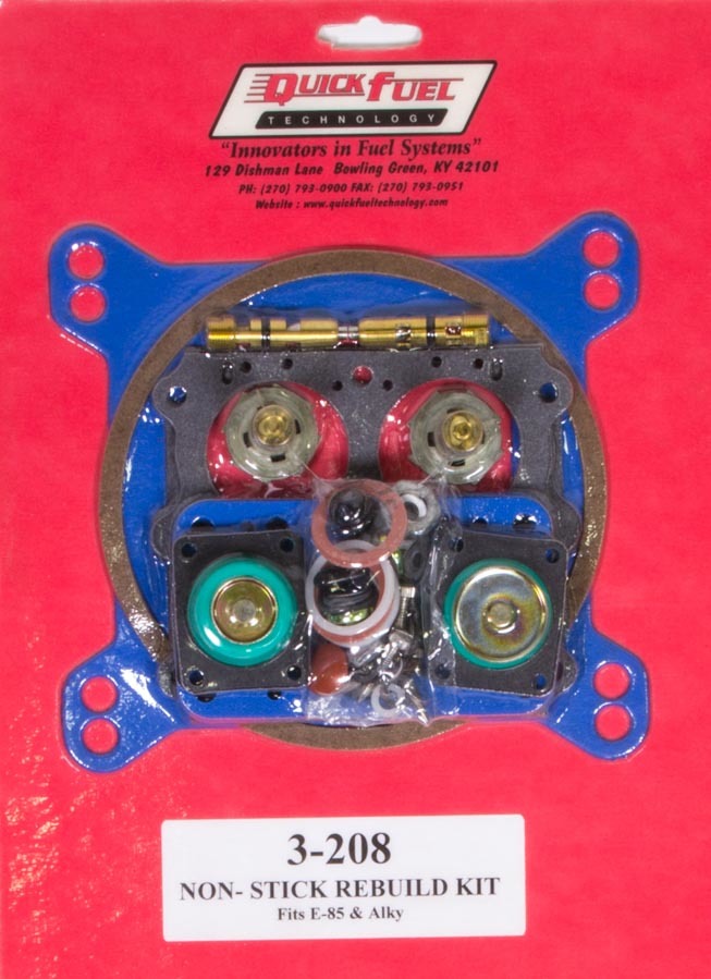 E85 Carb Rebuild Kit 650/750/850/950FCM Carburetor Rebuild Kits Quick Fuel Technology