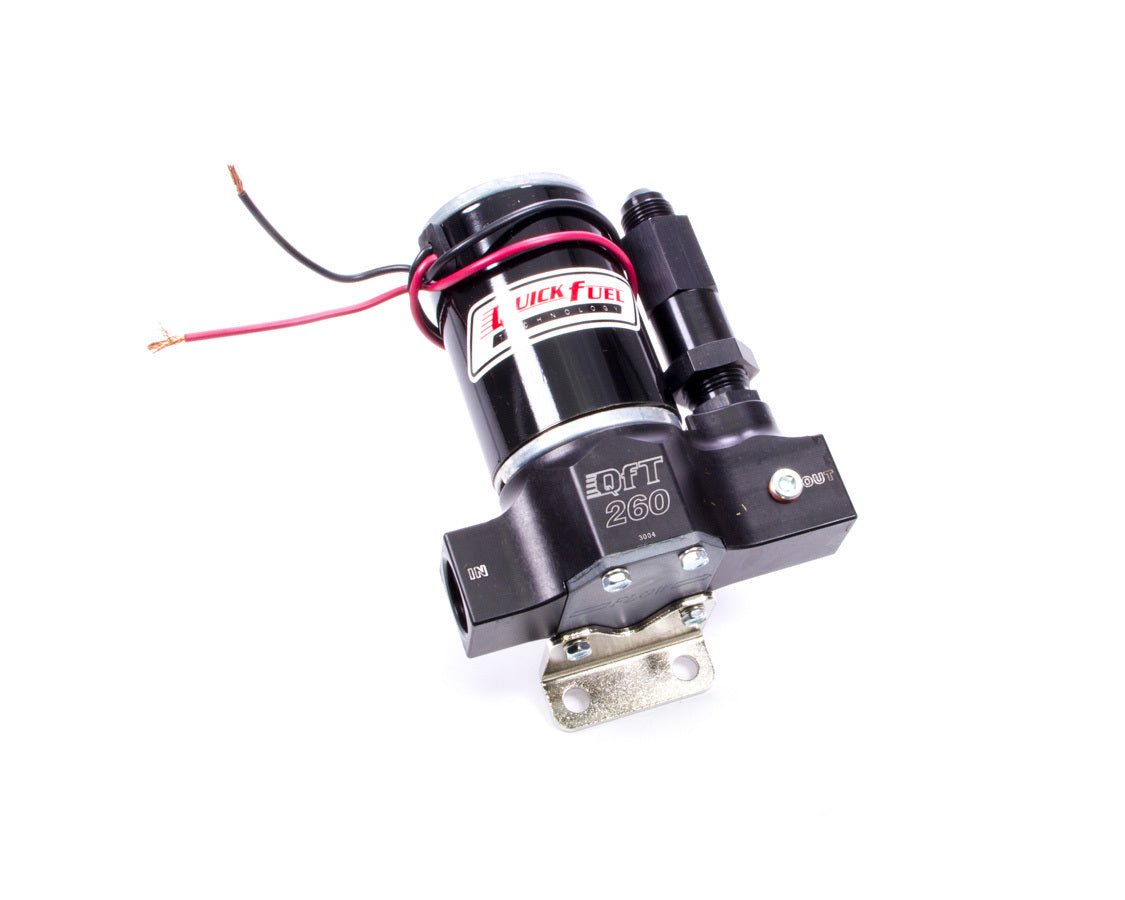 Electric Fuel Pump - QFT 260 w/Bypass Fuel Pumps Quick Fuel Technology