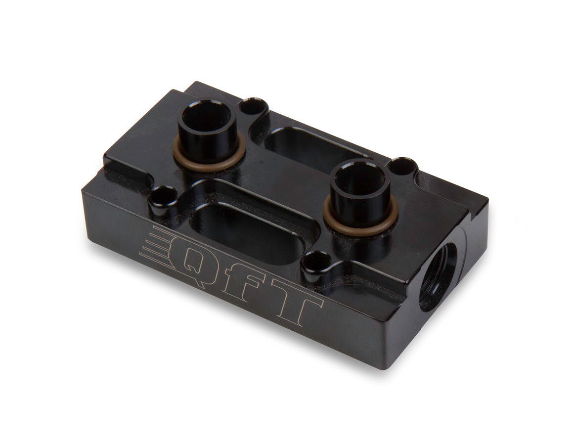 Billet Fuel Regulator Manifold - 2-Port Fuel Pressure Regulator Components Quick Fuel Technology