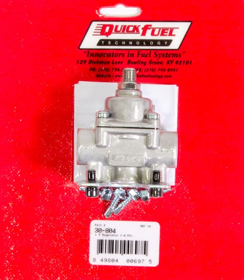 Fuel Pressure Regulator - 1-4psi Fuel Pressure Regulators Quick Fuel Technology