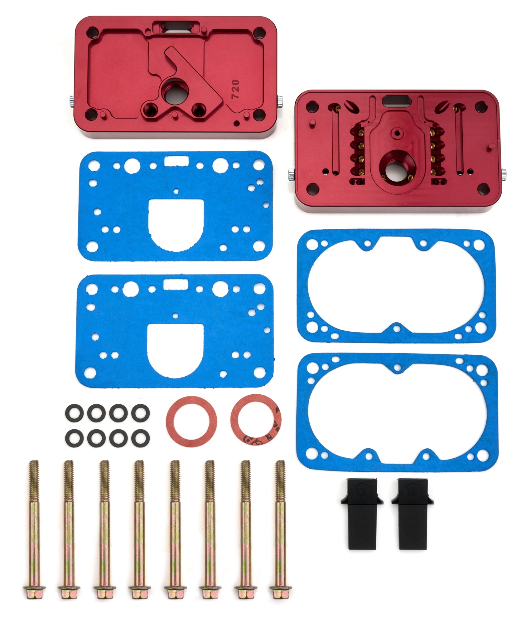 Metering Block Conv. Kit - E-85 Carburetor Metering Blocks and Components Quick Fuel Technology