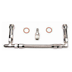 S/S Dual Feed Fuel Line - For SS Series Carbs Carburetor Fuel Lines/Logs Quick Fuel Technology